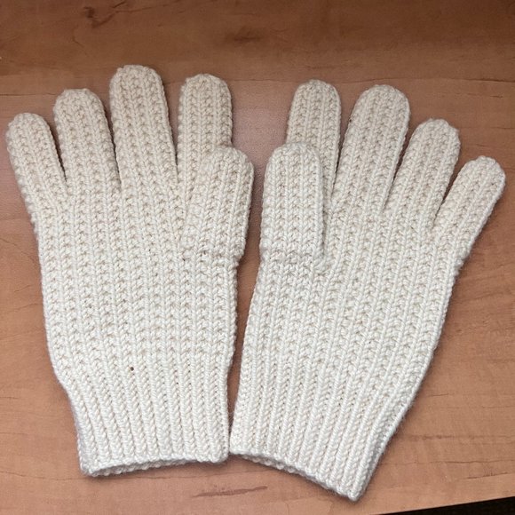 Handmade Wool riding gloves - Picture 2 of 2